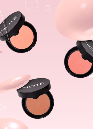 Note Luminous Silk Compact Blusher Shades