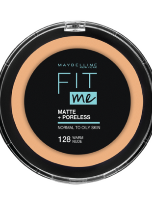 Maybelline Fit Me! Matte and Poreless Powder-128 Warm Nude