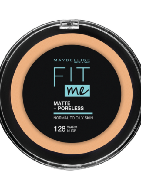 Maybelline Fit Me! Matte and Poreless Powder-128 Warm Nude