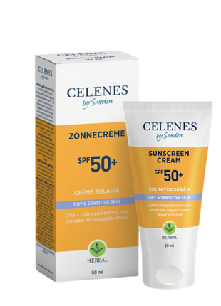 Celenes Dry & Sensitive Sunscreen Cream SPF 50+ 50Ml