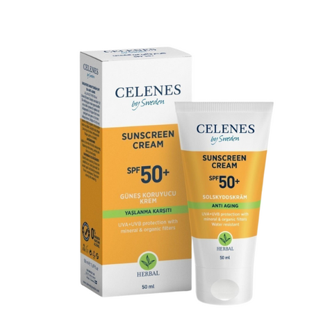 Celenes Sun Screen Anti Aging Cream SPF50+ 50Ml