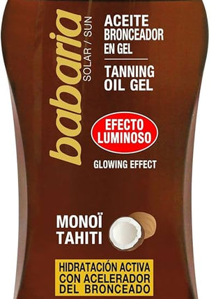 Babaria Shimmering Coconut Tanning Oil Gel 200Ml