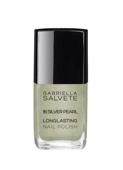 GABRIELLA SALVETE LONG LASTING NAIL POLISH-18 SILVER PEARL