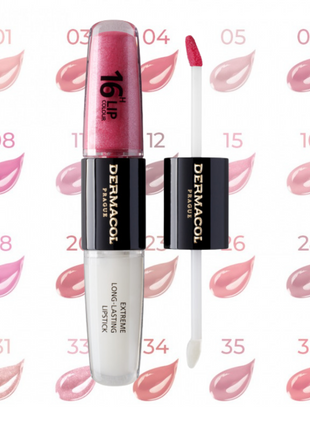 Dermacol 16H Lip Colour - Long Lasting Lip Color Shades