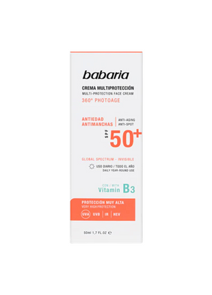 Babaria Multi Protection Face Cream SPF 50+ 360 Photoage 50ml