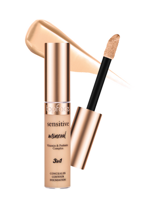 Topface Sensitive Mineral 3in1 Concealer, Contour & Foundation Shades