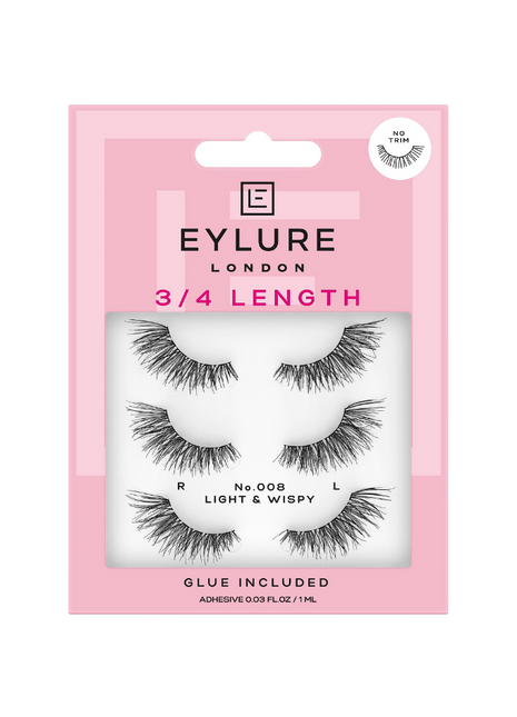 Eylure Fluttery Light Lashes 3/4 Length - No 008