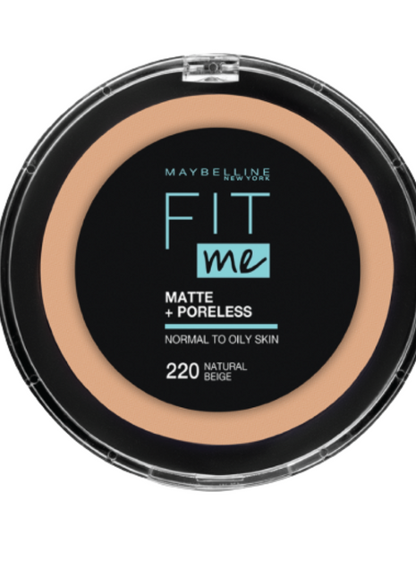 Maybelline Fit Me! Matte and Poreless Powder-220 Natural Beige