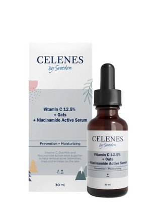 Celenes Active Serum Vitamin C 12,5% + Oats + Niacinamide 30Ml