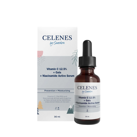 Celenes Active Serum Vitamin C 12,5% + Oats + Niacinamide 30Ml