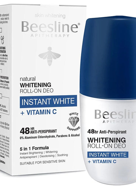 Beesline WHITE. Deo Roll-On Instant White + Vitamin C