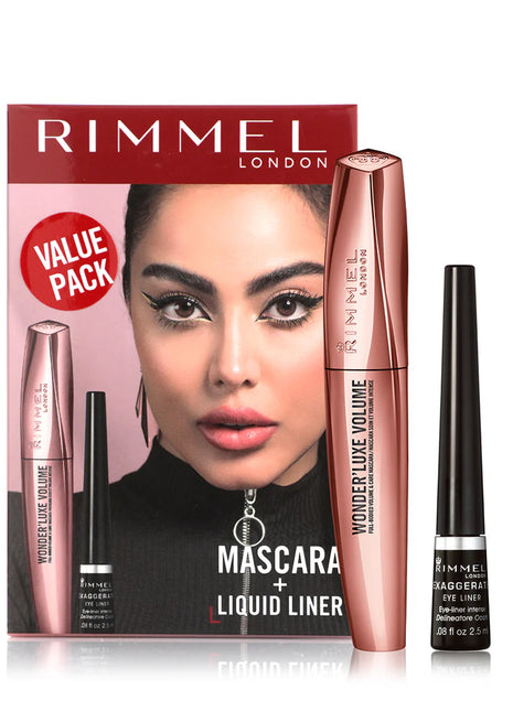 Rimmel London Mascara + Free Liquid Eyeliner Set