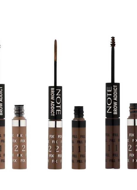 Note Brow Addict Tint & Shaping Gel Shades