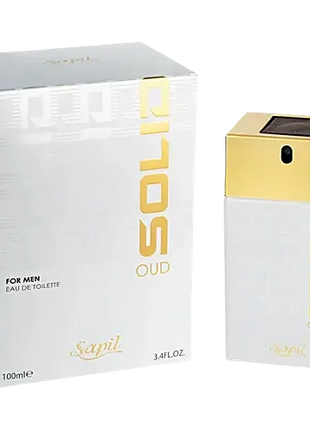 Sapil Solid Oud EDT Perfume For Men, 100 ml