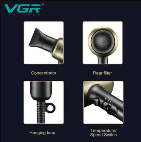 VGR hair dryer V-453