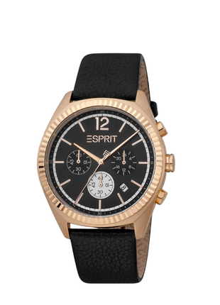 ESPRIT MEN'S LOGAN FASHION QUARTZ BLACK WATCH