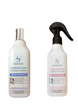 Ceratec Hydra Active Leave-In-Conditioner 250ml & Shampoo 250ml