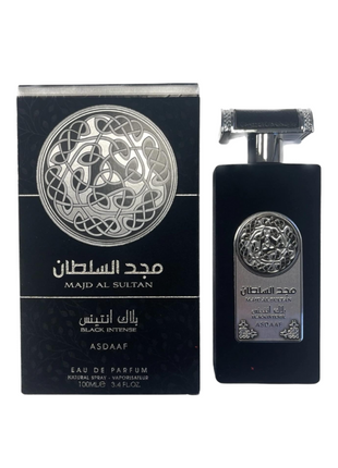 Asdaaf Majd Al Sultan Black Intense 100Ml EDP Perfume For Men