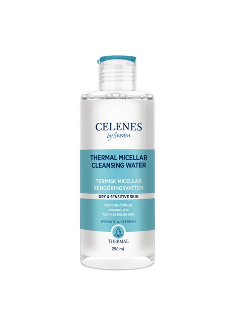 Celenes Thermal Micellar Cleansing Water For Dry/Sensitive Skin 250Ml