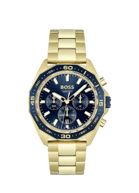 Hugo Boss Energy 1513973 yellow gold steel strap watch