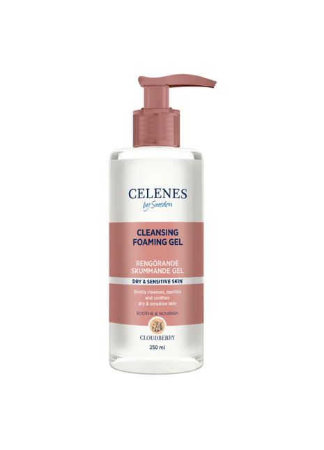 Celenes Cloudberry Cleansing Foaming Gel Dry / Sensitive Skin 250Ml