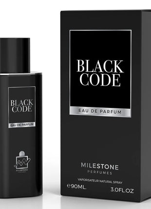 Milestone Black Code EDP 90ml PERFUME For Men