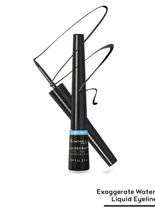 Rimmel London Exaggerate Eye Liner-Eye Liner Black Waterproof