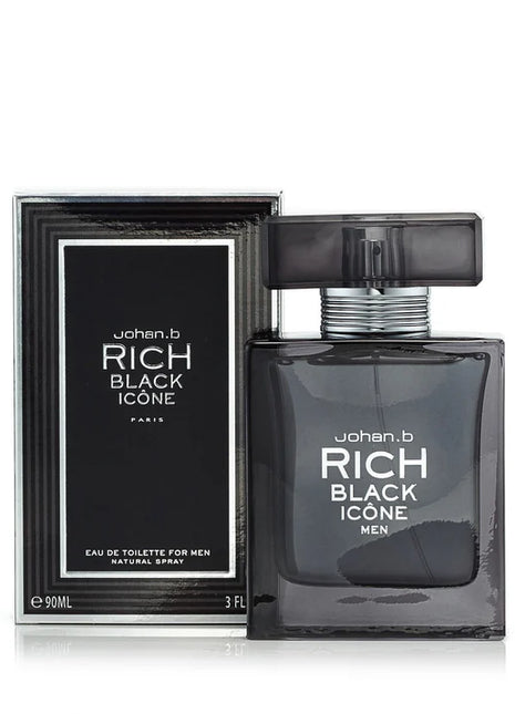 Rich Black Icon EDT For Men 90Ml