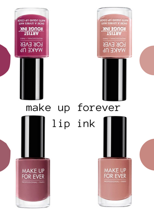 Make Up For Ever Artist Rouge Ink Shades