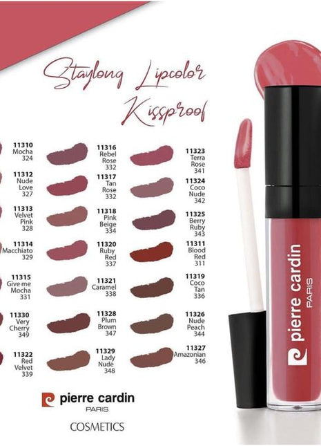 Pierre Cardin Staylong Lipcolor Kissproof Shades