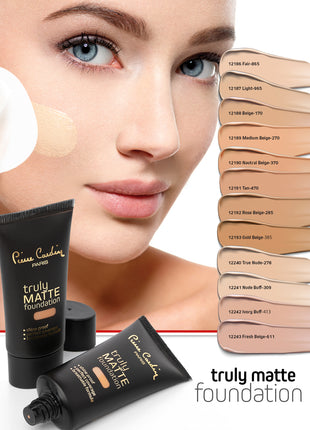 Pierre Cardin Truly Matte Foundation Shades