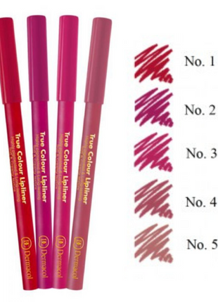 Dermacol True Colour Lipliner Shades