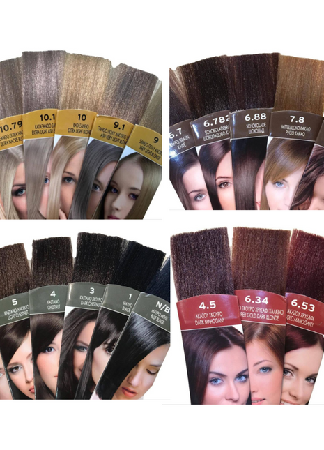 Mea Natura Ammonia Free Hair Color Shades