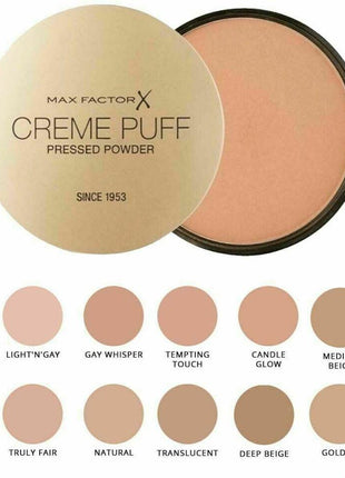 Max Factor Creme Puff Pressed Powder Shades