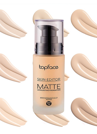 TopFace Skin Editor Matte Foundation Shades