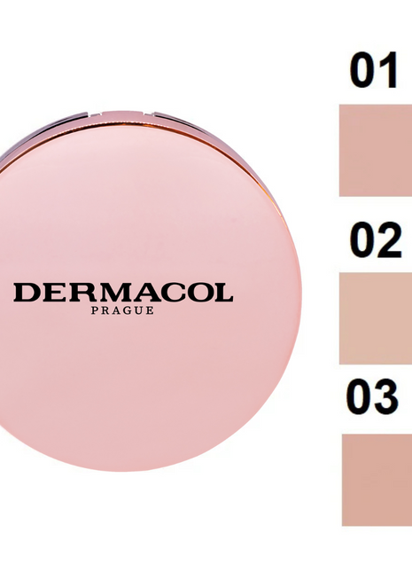 Dermacol 24H 2in1 Long-lasting Powder And Foundation Shades