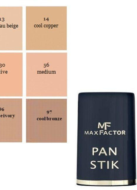 Max Factor Pan Stick Foundation Shades