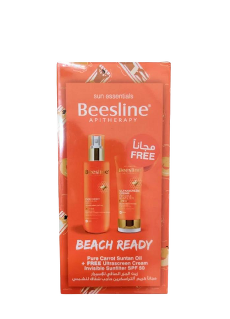 Beesline Pure Carrot Suntan Oil & Ultrascreen Cream SPF50 Offer