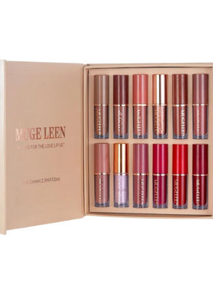 Muge Leen Thanks For The Love Lip Set 12 Pcs