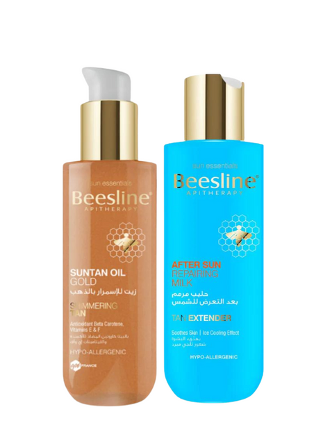 Beesline Suntan Oil Gold & After Sun Cooling Lotion Offer