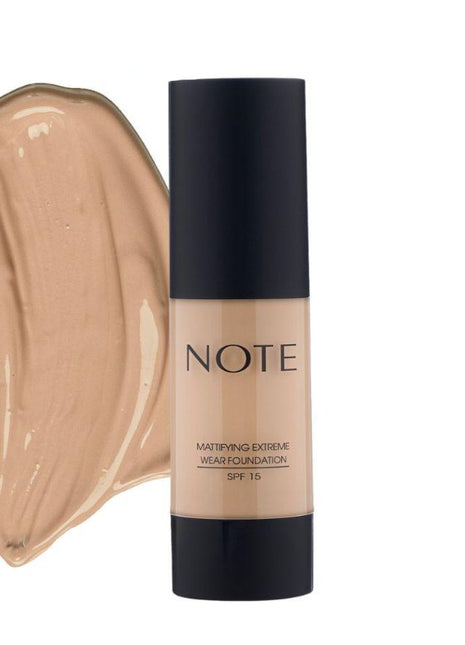 Note Maatifying Extreme Wear Foundation Shades SPF 15