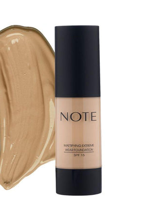 Note Maatifying Extreme Wear Foundation Shades SPF 15