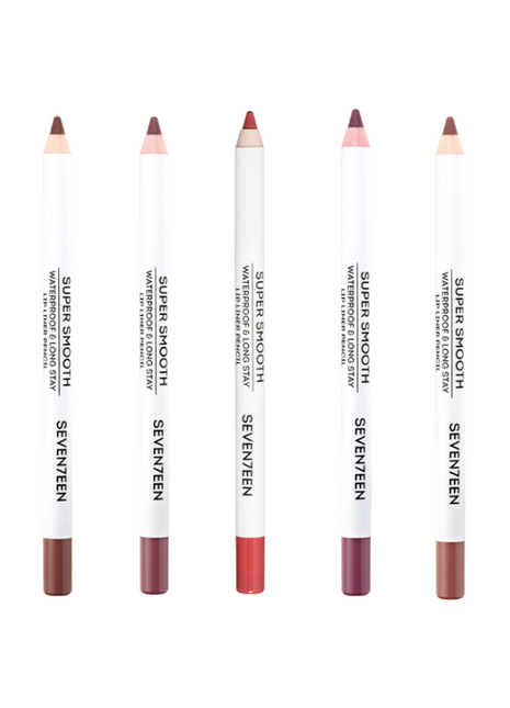 Seventeen Super Smooth Waterproof Lip Liner Pencil Shades