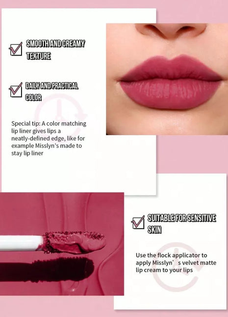 Misslyn Velvet Matte Lip Cream 56 SPIRITED